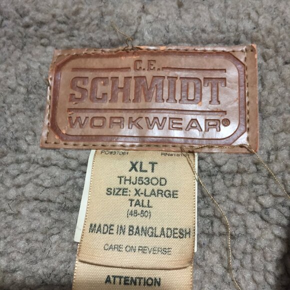 VINTAGE C.E. SCHMIDT WORKWEAR HOODIE JACKETS SIZE XL - Picture 8 of 8